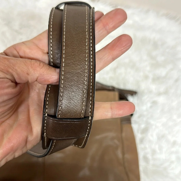 Coach Houston Med Messenger/ computer 
Briefcase Bag-Vintage Leather! MSRP 498 - Picture 4 of 12